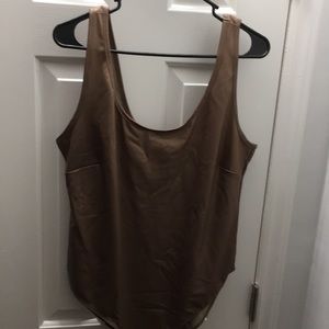 Forever 21 Nude Spandex Bodysuit !